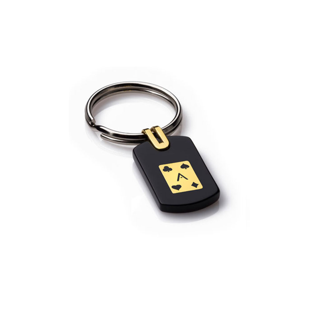 Ace Gold Key Ring (Small)