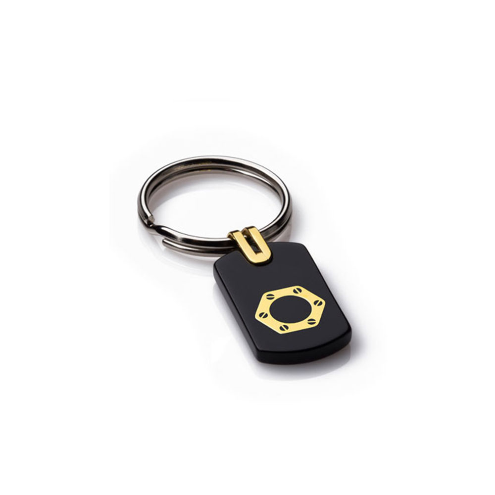 Rockman Jewelry Bolt Gold Key Ring (Small)