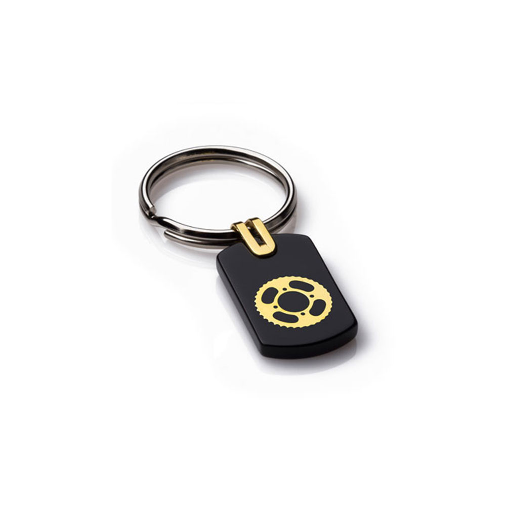 Rockman Jewelry Cog Gold Key Ring (Small)