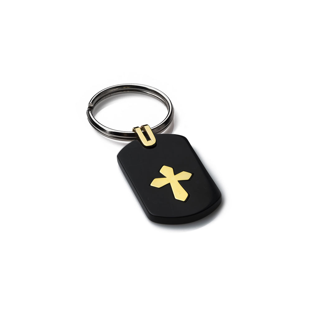 Rockman Jewelry Crux IV Gold Key Ring