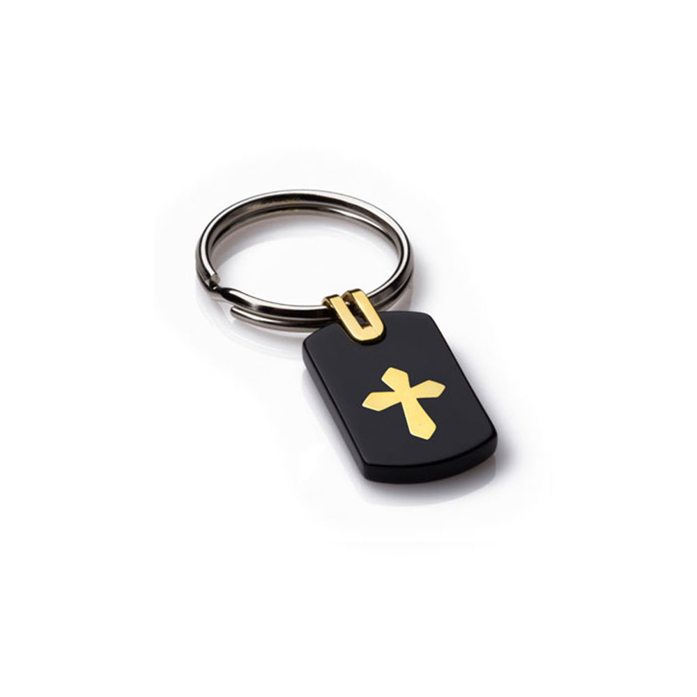 Crux IV Gold Key Ring (Small)