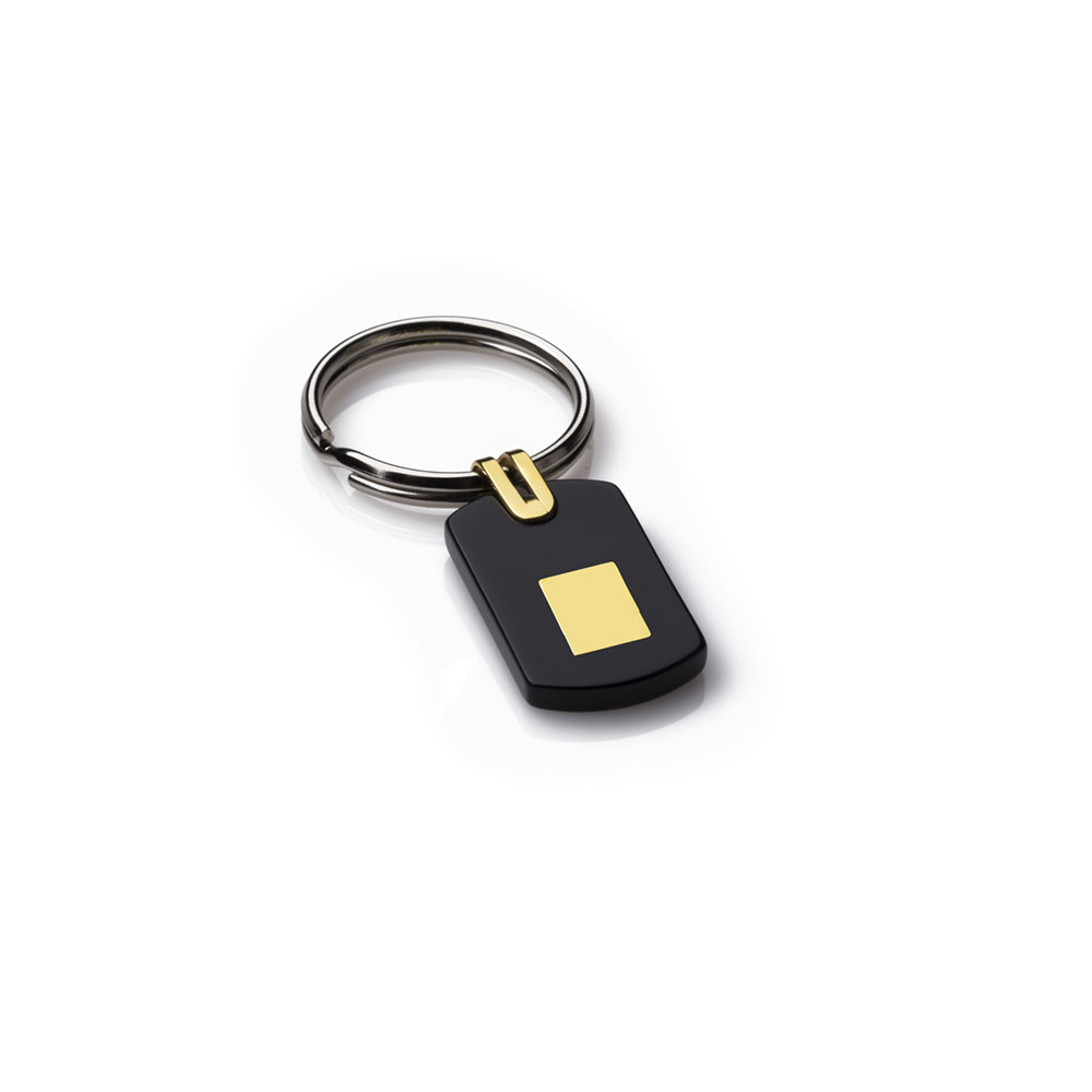 Square Gold Key Ring (Small)