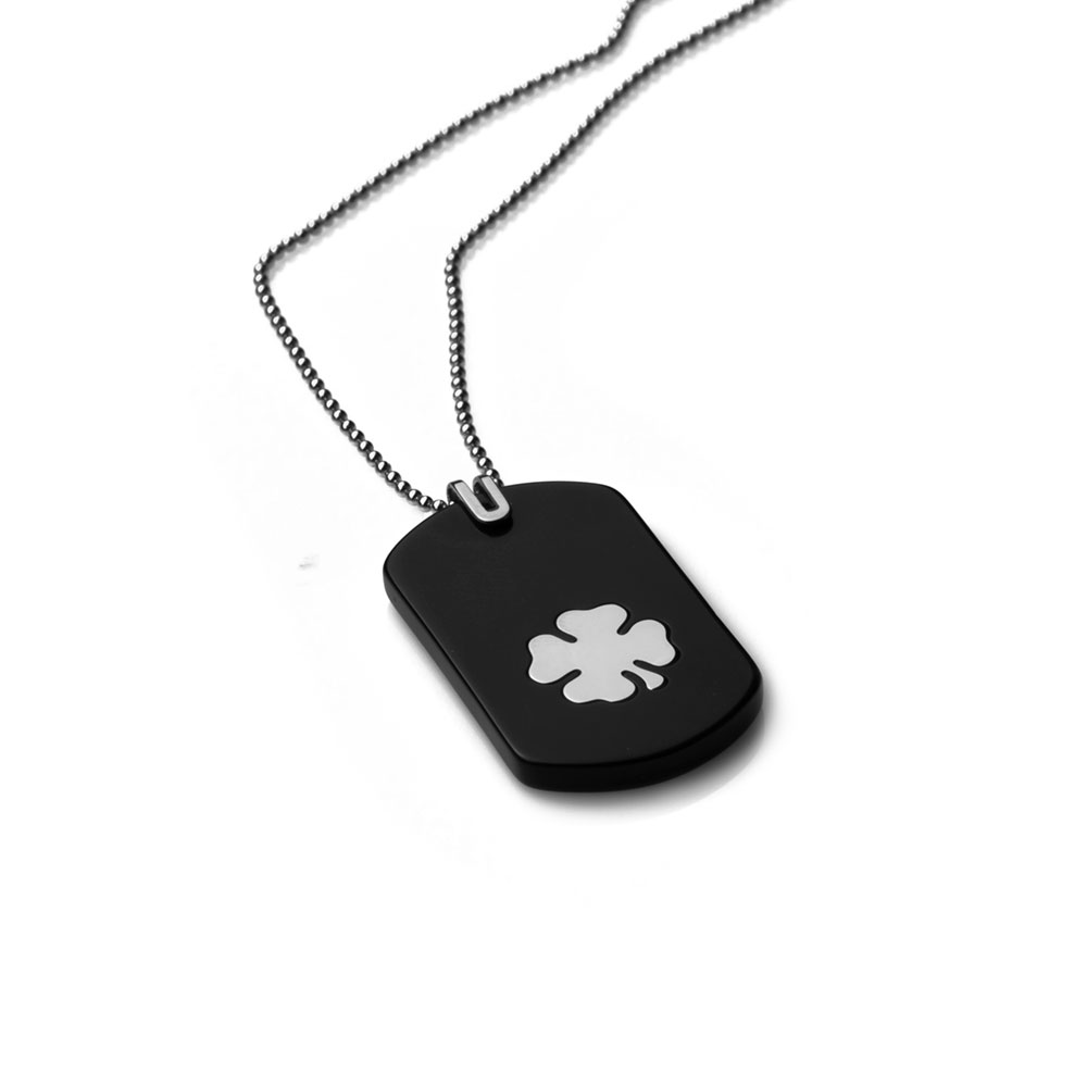 Irish Luck Gold Tag Necklace