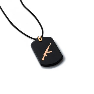 mens-gold-necklace-dog-tag-ak-47-pink-18k-cotton-string-rockmanjewerly-091387-1