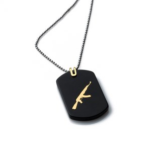 mens-gold-necklace-dog-tag-ak-47-yellow-14k-stainless-steal-ball-chain-rockmanjewerly-089450-1