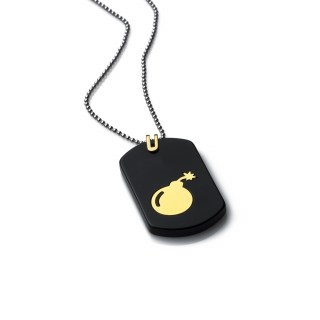 mens-gold-necklace-dog-tag-bang-yellow-14k-stainless-steal-ball-chain-rockmanjewerly-089379-1