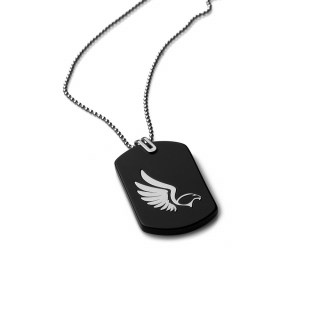 mens-gold-necklace-dog-tag-falcon-white-14k-stainless-steal-ball-chain-rockmanjewerly-089640-1