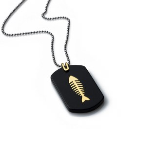 mens-gold-necklace-dog-tag-fishbone-yellow-18k-stainless-steal-ball-chain-rockmanjewerly-089461-1
