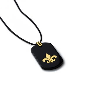 mens-gold-necklace-dog-tag-fleur-de-lis-yellow-18k-cotton-string-rockmanjewerly-091484-1