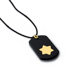 mens-gold-necklace-dog-tag-hexagram-yellow-18k-cotton-string-rockmanjewerly-089893-1