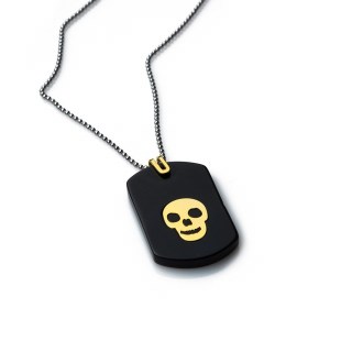 mens-gold-necklace-dog-tag-skull-yellow-14k-stainless-steal-ball-chain-rockmanjewerly-089401-1