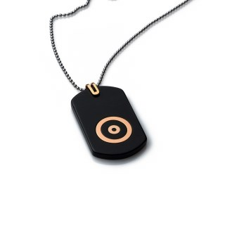 mens-gold-necklace-dog-tag-target-pink-14k-stainless-steal-ball-chain-rockmanjewerly-089659-1